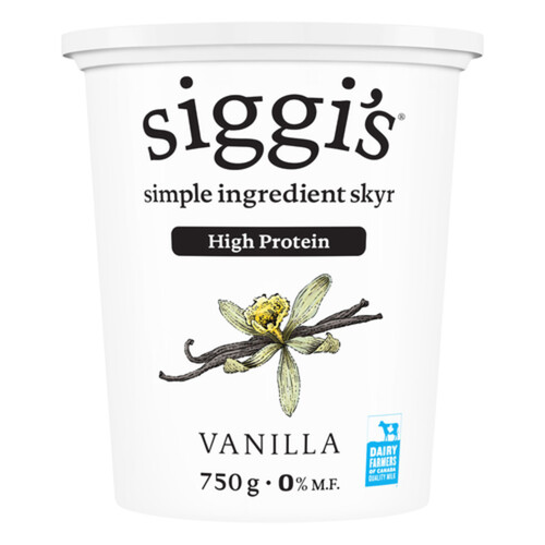 Siggi's 0% Yogurt Vanilla 750 g