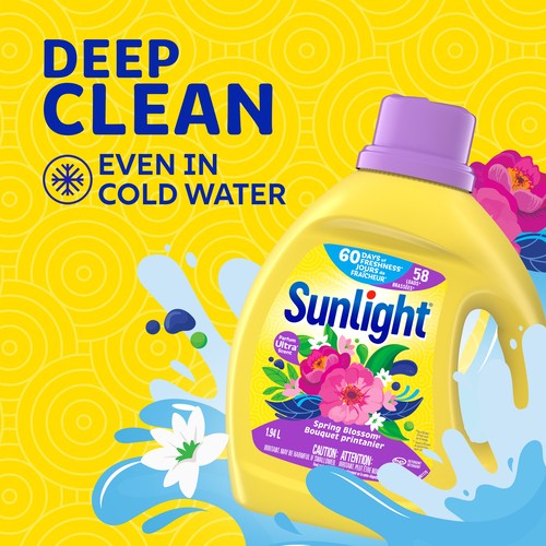 Sunlight Liquid Laundry Detergent Spring Blossom 1.94 L