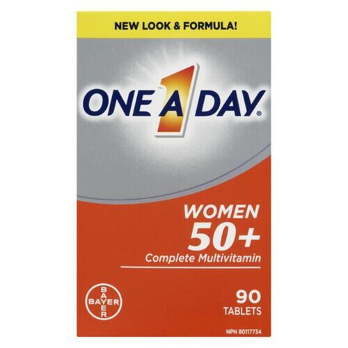 One A Day Complete Multivitamin For Women 50+ 90 Tablets 