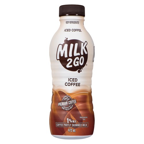 Milk2Go 1% Milk Partly Skimmed Iced Coffee 473 ml