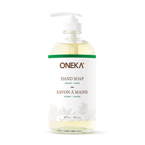 Oneka Hand Soap Cedar Sage 500 ml