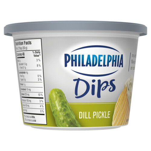 Philadelphia Dips Dill Pickle 340 g