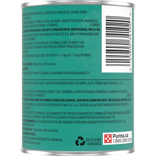 Beyond Ground Entre Wet Dog Food Alaskan Cod Salmon & Sweet Potato Recipe 368 g