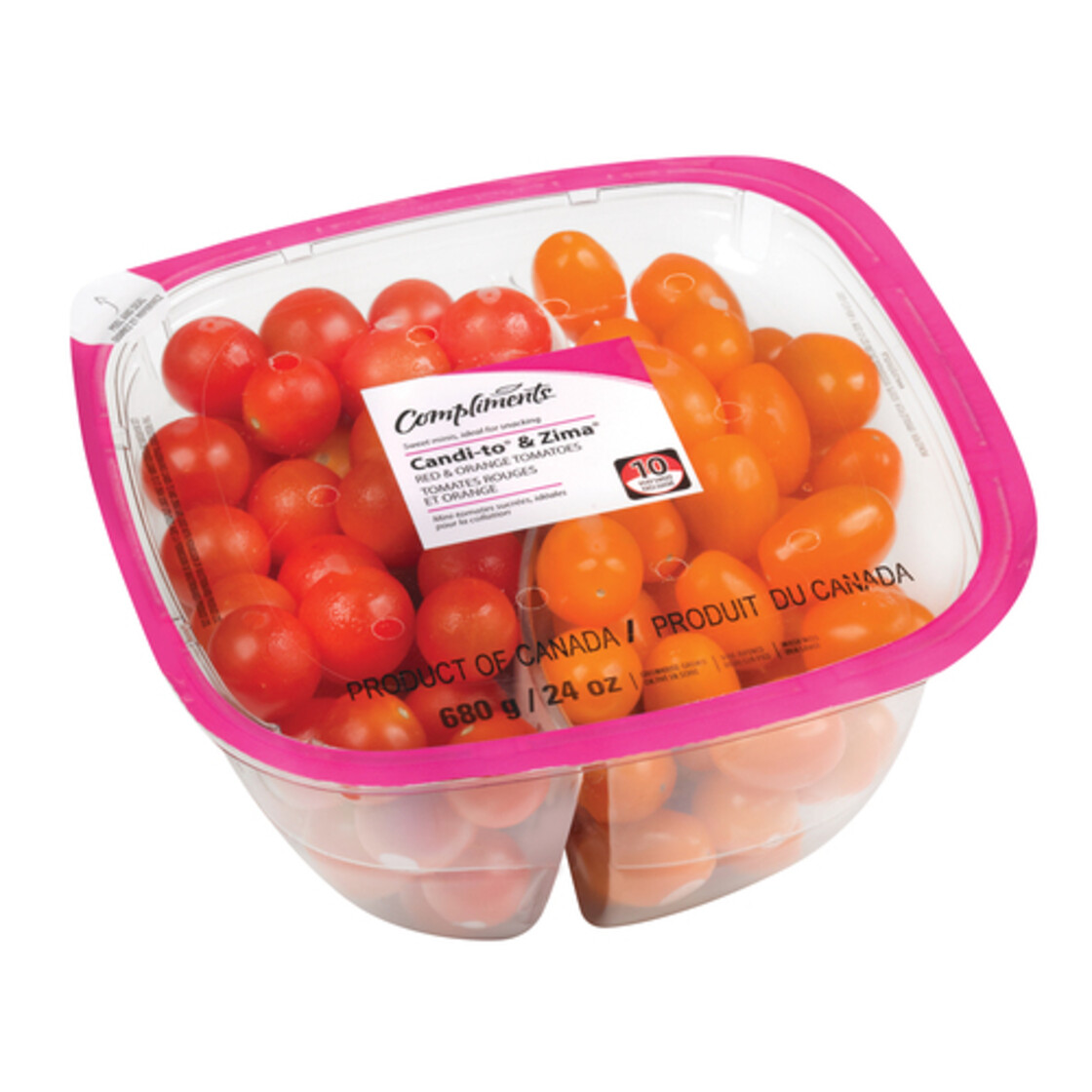 Compliments Tomatoes CandiTo & Zima Red & Orange 680 g Voilà Online