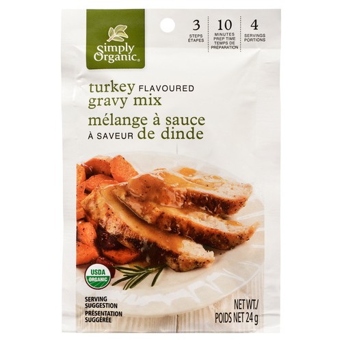Simply Organic Gravy Mix Turkey Flavour 24 g