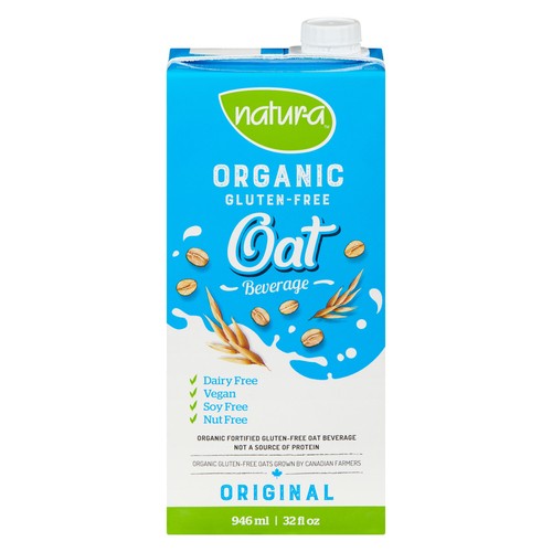 Natura Organic Gluten-Free Oat Beverage Original 946 ml