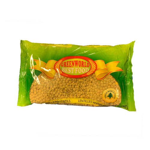 Green World Food Express Lentils Green Laird 907 g