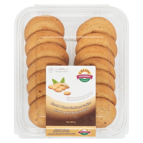 Crispy Shortbread Cookies Almond & Honey  350 g