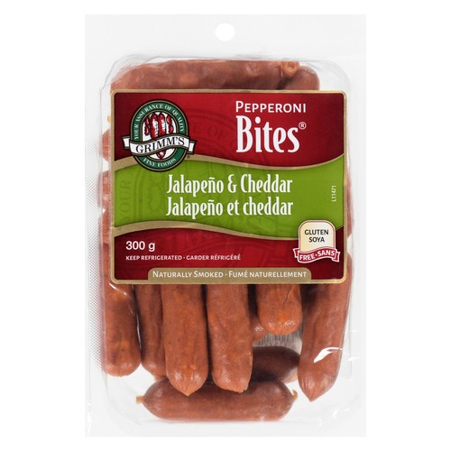 Grimm's Gluten-Free Pepperoni Bites Jalapeño & Cheddar 300 g