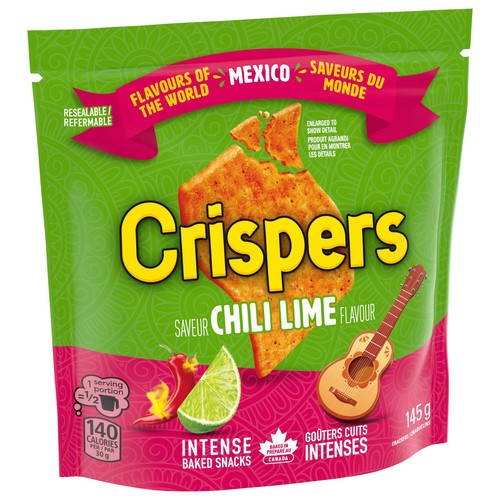 Crispers Crackers Chili Lime 145 g