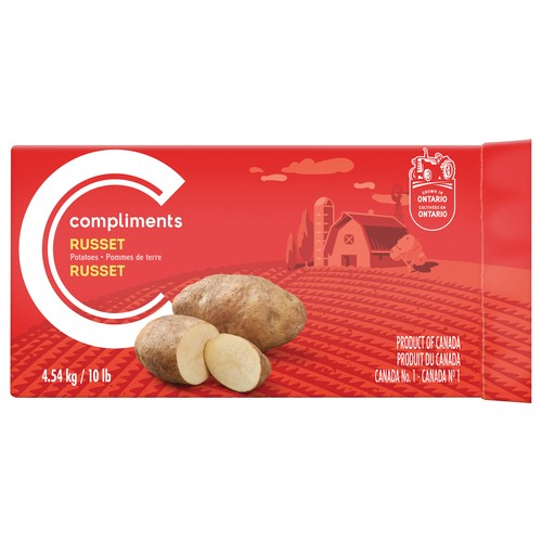 Compliments Potato Russet 4.54 kg