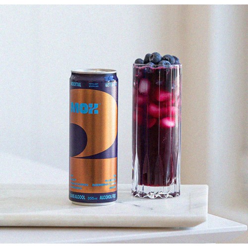 Mox Alcohol-Free Mocktail Gin Blueberry 355 ml (can)
