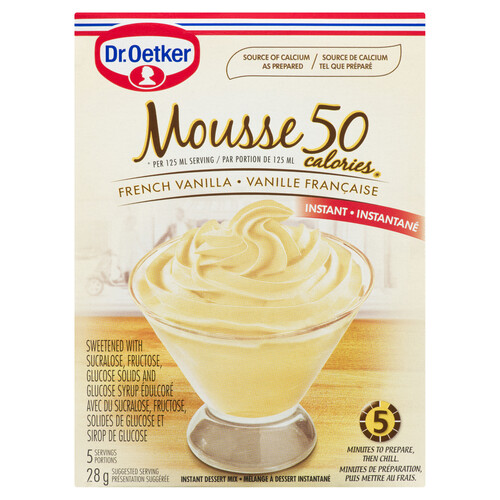Dr. Oetker Instant Dessert Mix Mousse French Vanilla 28 g