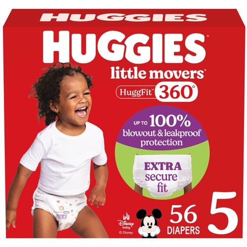 Huggies Little Movers Size 5 56 Count