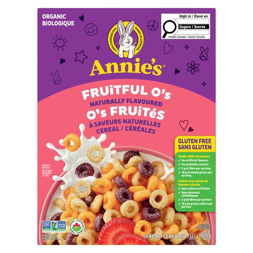 Annie's Organic Cereal Fruitful O's 289 g