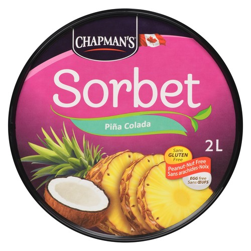 Chapman's Lactose-Free Sorbet Piña Colada 2 L