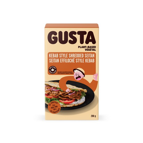 Gusta Shredded Seitan Kebab Shawarma 200 g