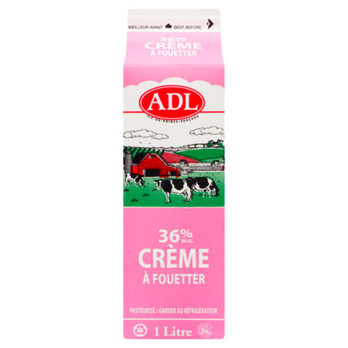 ADL 36% Whipping Cream 1 L