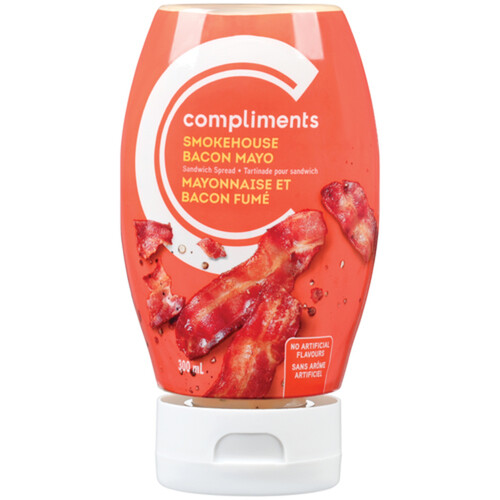 Compliments Sandwich Spread Smokehouse Bacon Mayo 300 ml