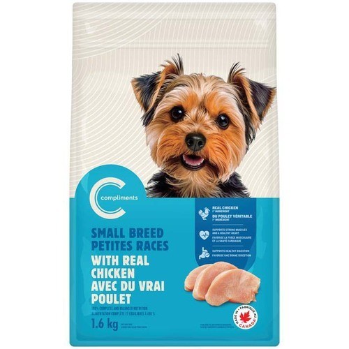 Compliments Dry Dog Food Small Breed Chicken 1.6 kg