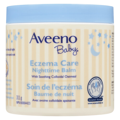 aveeno baby eczema care nighttime balm