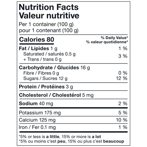 iÖGO 1% Yogurt Cups Creamy Assorted Dessert 16 x 100 g