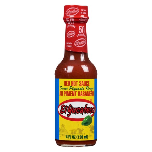 El Yucateco Hot Sauce Habanero Red 120 ml