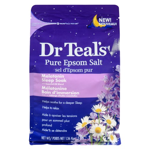 Dr Teal's Melatonin Epsom Salt 1.36 kg