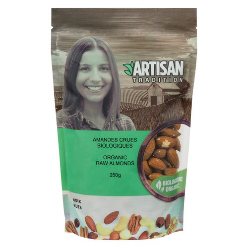 Artisan Organic Nuts Raw Almond 250 g