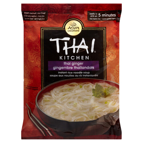 Thai Kitchen Gluten-Free Instant Rice Noodles Soup Thai Ginger 45 g