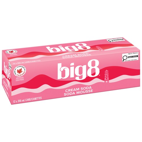 Big8 Soda Cream 12 x 355 ml (cans)
