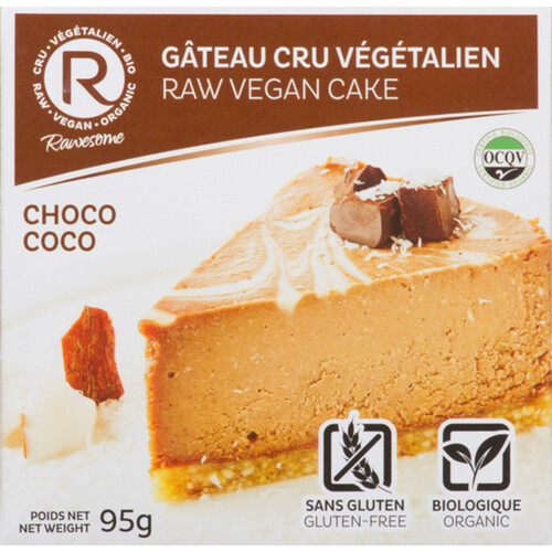 Rawesome Organic Frozen Raw Vegan Cake Choco Coco 95 g