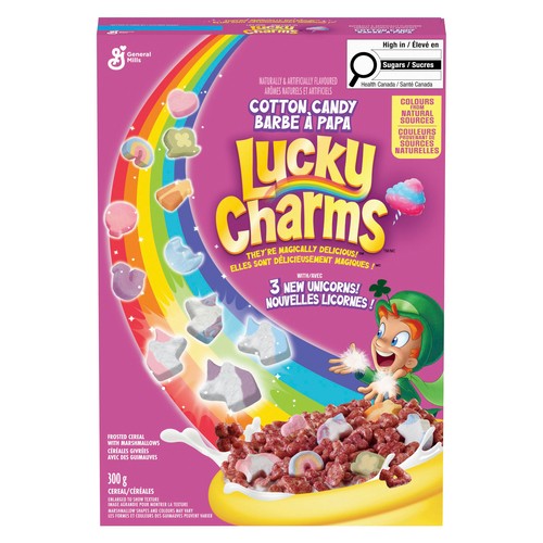 Lucky Charms Cereal Unicorn Cotton Candy 300 g
