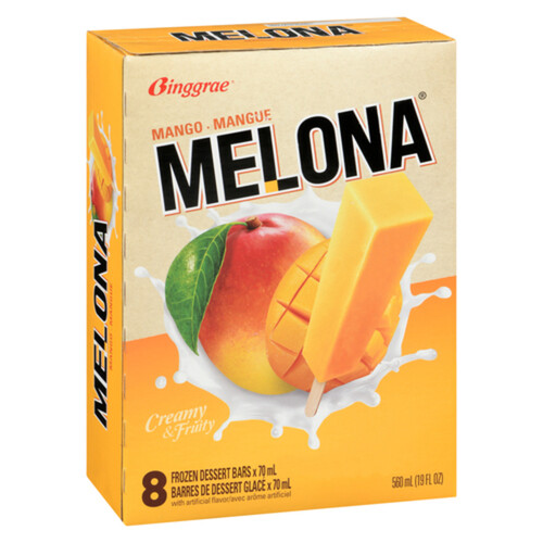 Binggrae Melona Frozen Dessert Bars Mango 8 Pack 560 ml