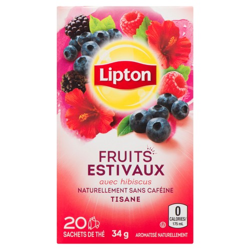 Lipton Herbal Tea Summer Fruits 20 Tea Bags - Voilà Online