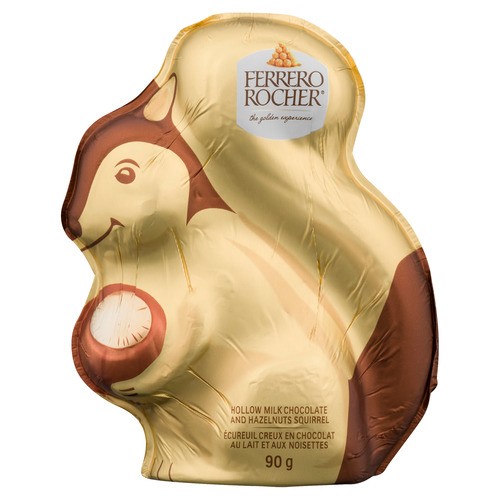Ferrero Rocher Milk Chocolate And Hazelnut Solid Squirrel 90 g