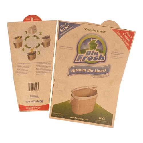 Bin Doctor Kitchen Bin Liners Beige 6 Count