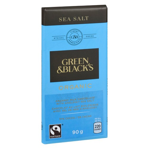 Green & Blacks Organic Milk Chocolate With Anglesey Sea Salt 90 g