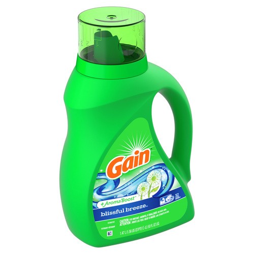 Gain Liquid Laundry Detergent High Suds Blissful Breeze 1.47 L