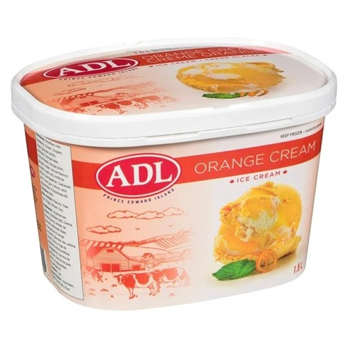 ADL Ice Cream Orange Cream 1.5 L