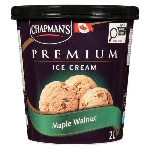 Chapman's Premium Ice Cream Maple Walnut 2 L