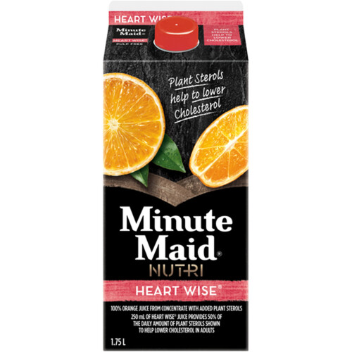 Minute Maid Juice Nutri Heartwise 100% Orange 1.75 L 
