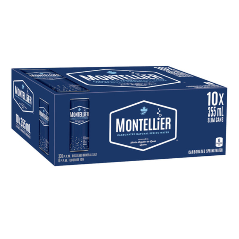 Montellier Sparking Water 10 x 355 ml (cans) Voilà Online Groceries