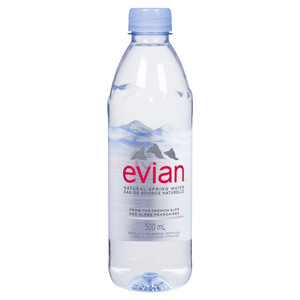 evian Natural Spring Water, 50.72 Fl Oz (Pack of 3). 