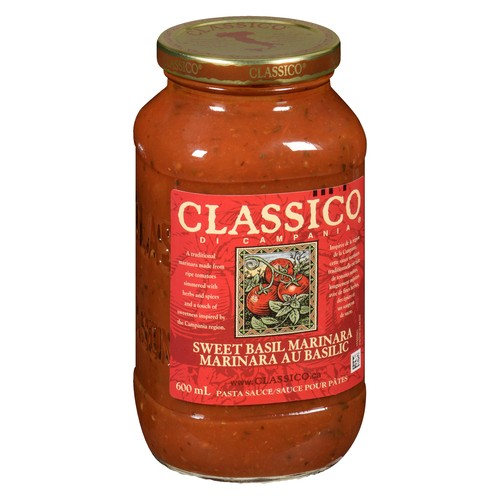 Classico Di Campania Pasta Sauce Sweet Basil Marinara 600 ml