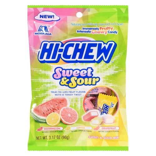 Morinaga Hi-Chew Candy Fruit Flavour Sweet & Sour 90 g