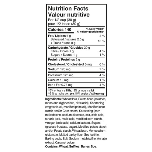 Christie Crispers Salt & Vinegar 145 g