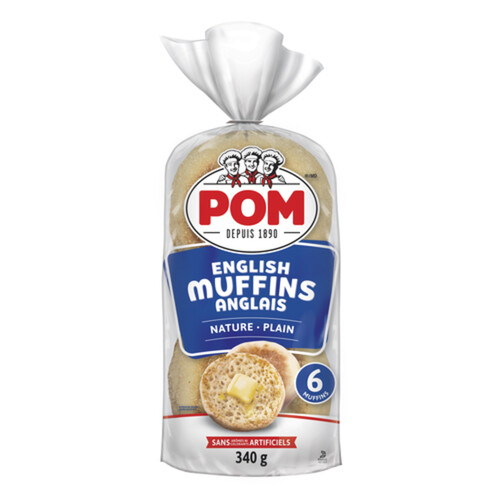 POM English Muffins Plain 6 Pack