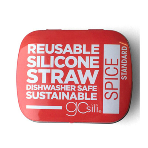 Silikids Reusable Tin Spice Straw