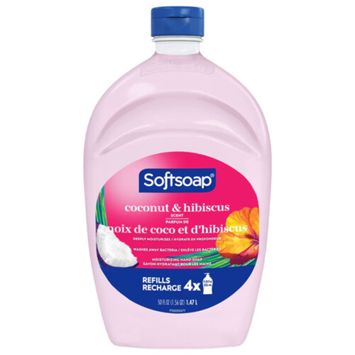 Softsoap Liquid Hand Soap Refill Coconut And Hibiscus 1.47 L